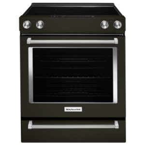 Kitchen Aid YKSEG700EBS Front Control Range
