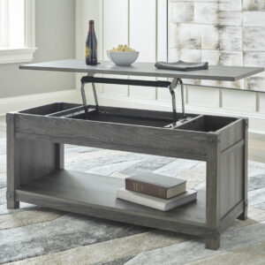 Ashley Freedan Lift Top Cocktail Table T175-9 Open