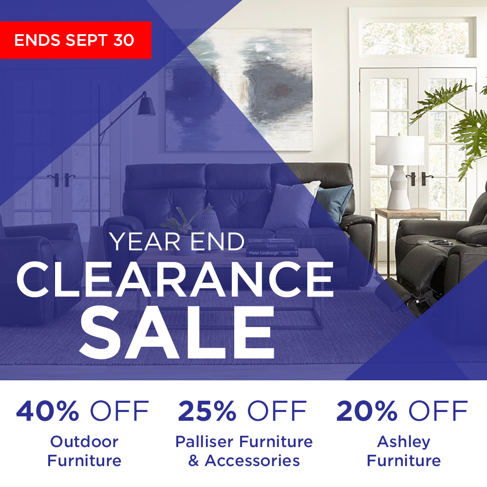25% Off Palliser Furniture and 20% off All Ashley Furnitutre