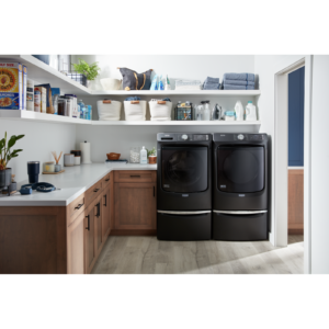 Maytag Volcano Black Washer and Dryer