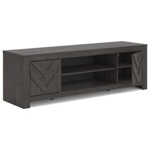 ASHLEY CAYBONI BLACK TV STAND W3789-68