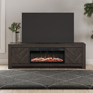 ASHLEY CAYBONI FIREPLACE TV STAND W3789-68