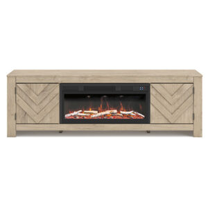 Ashley Cayboni Tan Fireplace Unit W3787-68