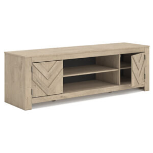 Ashley Cayboni Tan TV Stand W3787-68
